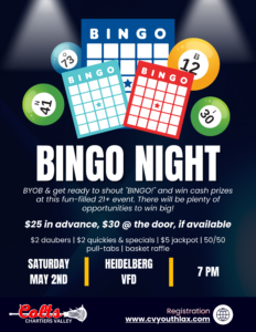 Bingo Fundraiser 2026